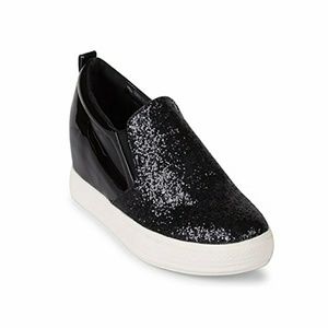 Glitter Wedge Sneaker